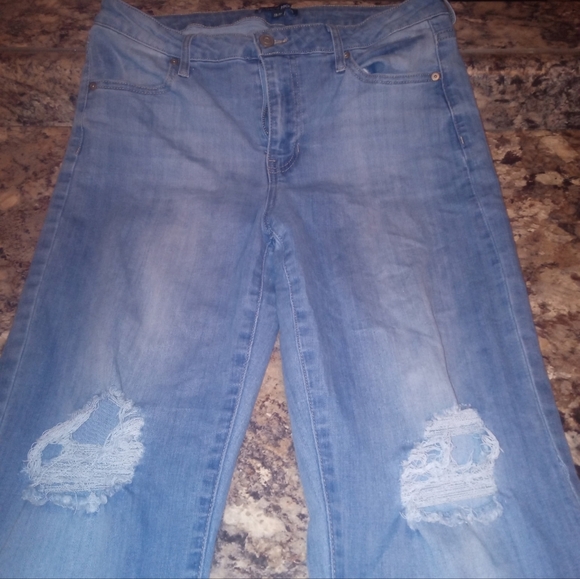 Fashion Nova Pants - Fashion Nova Light Blue Denim Jeans